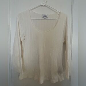 & Other Stories open work 3/4 sleeve tee